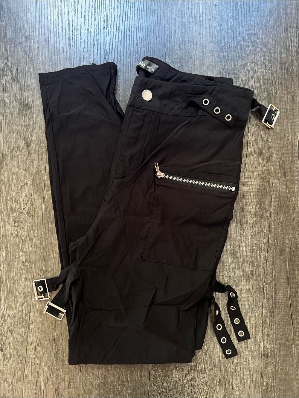 Utility Cargo Pants with Buckles
